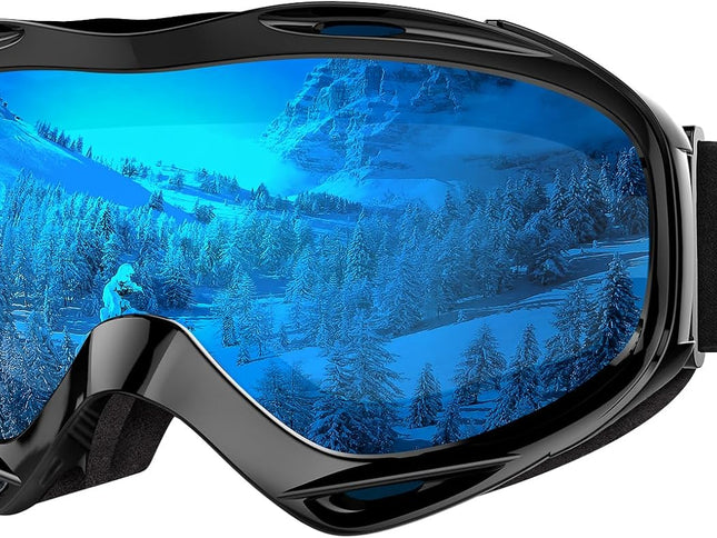 OutdoorMaster OTG Ski Goggles - Over Glasses Ski/Snowboard Goggles for Men, Women & Youth - 100% UV Protection-OM-5