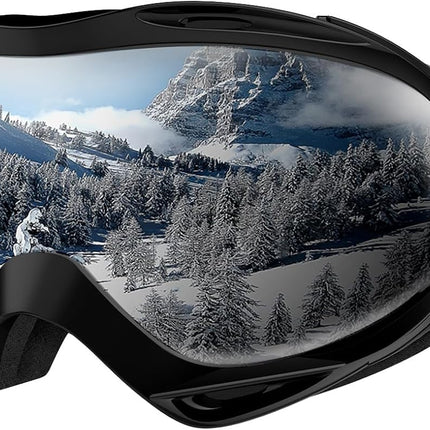 OutdoorMaster OTG Ski Goggles - Over Glasses Ski/Snowboard Goggles for Men, Women & Youth - 100% UV Protection-OM-5