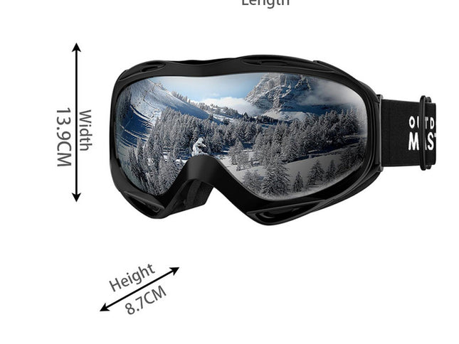 OutdoorMaster OTG Ski Goggles - Over Glasses Ski/Snowboard Goggles for Men, Women & Youth - 100% UV Protection-OM-5