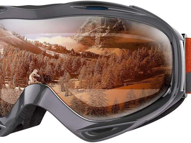 OutdoorMaster OTG Ski Goggles - Over Glasses Ski/Snowboard Goggles for Men, Women & Youth - 100% UV Protection-OM-5
