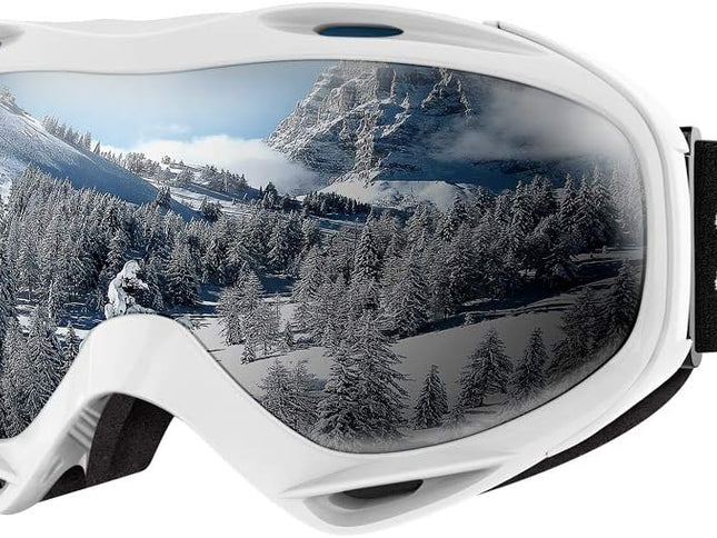 OutdoorMaster OTG Ski Goggles - Over Glasses Ski/Snowboard Goggles for Men, Women & Youth - 100% UV Protection--OM-5