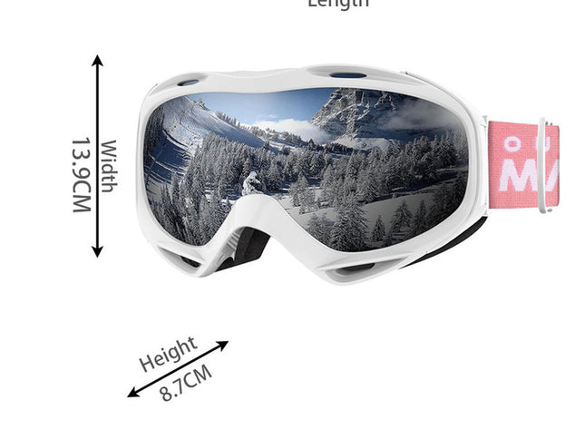 OutdoorMaster OTG Ski Goggles - Over Glasses Ski/Snowboard Goggles for Men, Women & Youth - 100% UV Protection-OM-5
