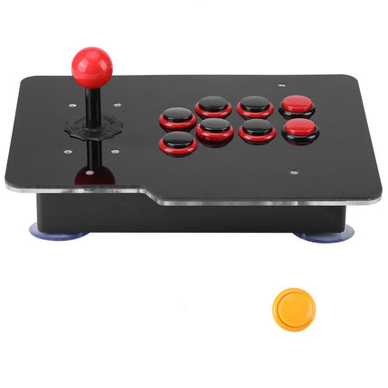 8-Way Arcade Game Joystick, USB Controller, Zero Delay Arcade Stick Buttons for Sports, Racing, Fighting Games