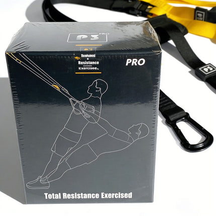 Pro Suspension Trainer Straps | Commercial-Grade Nylon | Adjustable | Full-Body Home Gym with Door Anchor & Carry Bag | Portable Fitness for Home, Gym & Travel