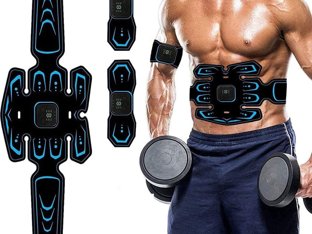 Abdominal Trainers - Abdominal Muscles - Rechargeable - Slimming Belt - Electrical ABS Stimulator - Professional Arm and Leg Belt - Training Equipment for Home, Office and Gym