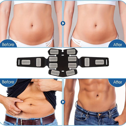 Abdominal Trainers - Abdominal Muscles - Rechargeable - Slimming Belt - Electrical ABS Stimulator - Professional Arm and Leg Belt - Training Equipment for Home, Office and Gym