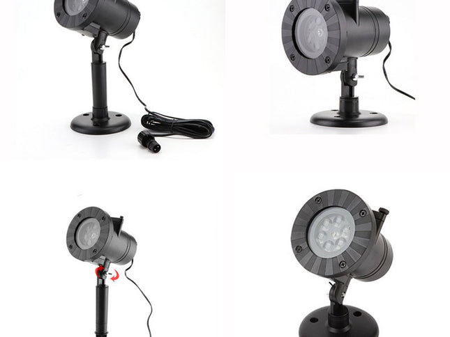 Projector - Projection Lamp - Halloween Decoration - Outdoor Christmas Projector - Halloween Projector - IP65 Waterproof LED Projection Lamp - For Christmas, Halloween, Outdoor Decorations and Club Parties