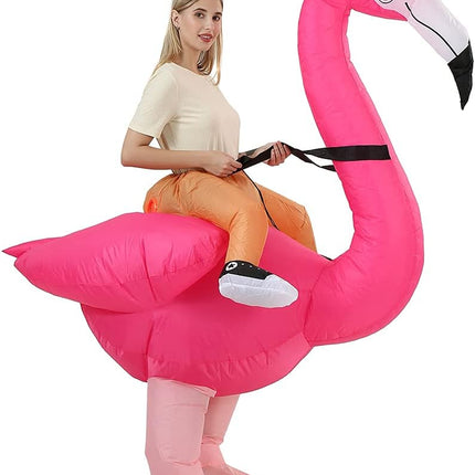 Flamingo Costume for Adults Halloween Inflatable Costume