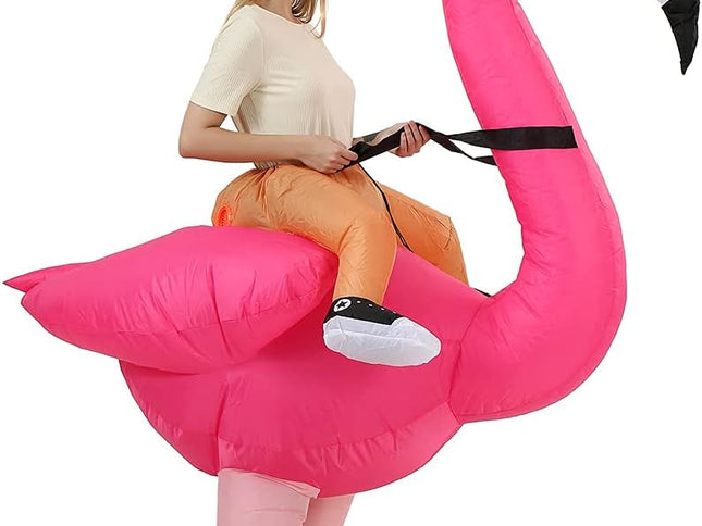 Flamingo Costume for Adults Halloween Inflatable Costume