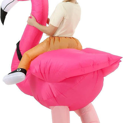 Flamingo Costume for Adults Halloween Inflatable Costume