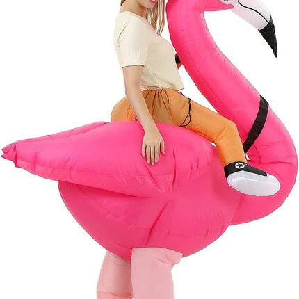 Flamingo Costume for Adults Halloween Inflatable Costume