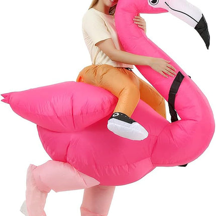 Flamingo Costume for Adults Halloween Inflatable Costume
