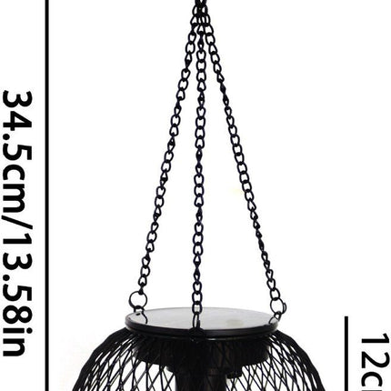 2 Pack Outdoor Solar Lights, Waterproof LED Hanging Lanterns with Warm White Light for Garden, Patio, Halloween and Christmas Decor