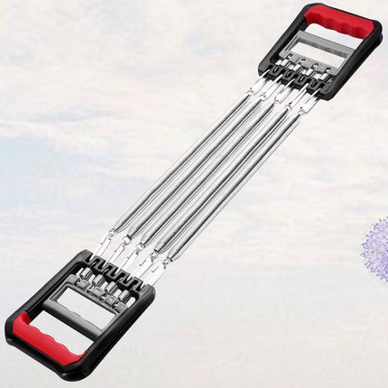 Spring Expander Arm Training 5 Tubes Adjustable Arm Strength Trainer Exercise Resistance Bands for Home Fitness Muscle Training Body Building 70*11CM Multi
