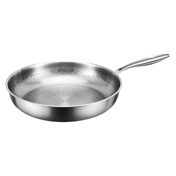 Titanium Pan,100% Non-toxic Titanium Pan,Non Stick Chemical-Free,Extreme Heat-Resistant & Lasts a Lifetime,Non-Stick Skillet for Home Use, Induction Cooktops And Gas Stoves for Omelettes Steaks 24cm