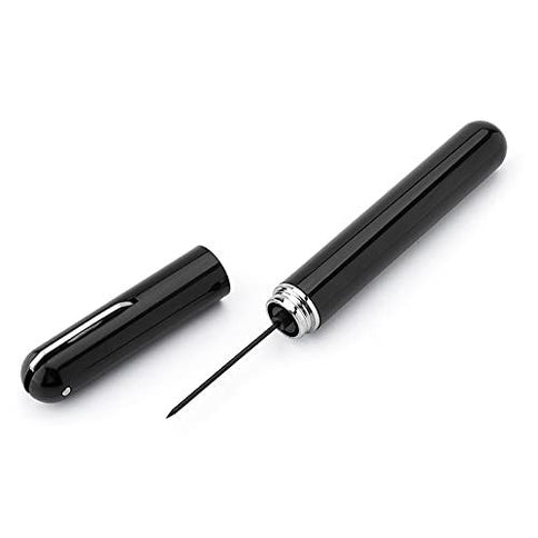 Air Pressure Pump Wine Bottle Opener Portable Stainless Steel Pin Easy Cork Remover Corkscrew for Home Party (Color : Black)