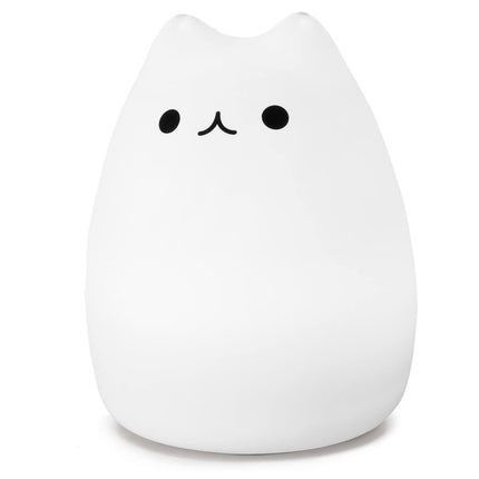 Gifts for Women Teen Girls Baby, Night Lights for Kids Bedroom, Cute Christmas Kitty Silicone Nightlights for Children Toddler.