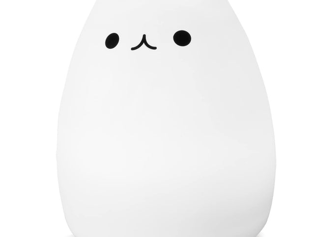 Gifts for Women Teen Girls Baby, Night Lights for Kids Bedroom, Cute Christmas Kitty Silicone Nightlights for Children Toddler.