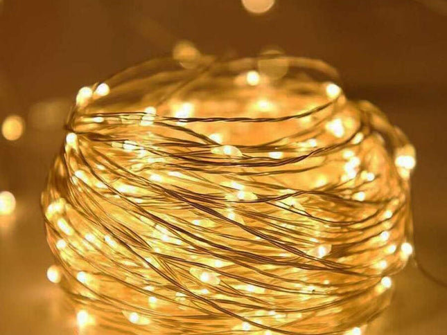 LED Fairy Light USB Powered String Light Waterproof Copper Wire 16 feet 50 LED Firefly Star Moon Light DIY Wedding Party
