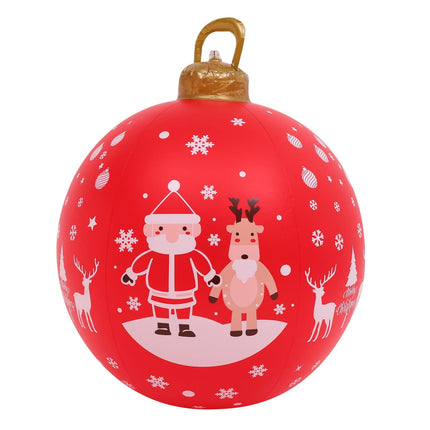 Inflatable balloons, holiday decorations, Christmas garden spheres, Christmas decorations, Christmas inflatable outdoors