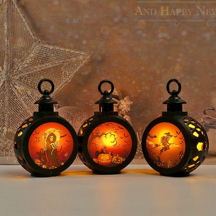 3 pcs Halloween Pumpkin Witch Light LED Bar Party Atmosphere Props Durable Use Light Portable Easy To Use And Clean Halloween
