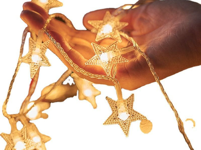 Star String Lights Battery Operated -Waterproof for Indoor Bedroom Tent Loft Bed Patio Party Wedding Decor, Warm White