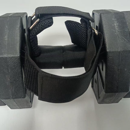 Original Dumbbell Foot Attachment, Tibialis Trainer, Adjustable Ankle Weights, Ankle Straps for Weight Lifting, Leg Workouts at Home for Hip, Shin Splint, （black a pair）