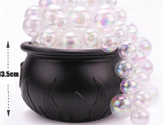 Halloween DIY Bubbling Cauldron Decoration Set ‚Äì Black Plastic