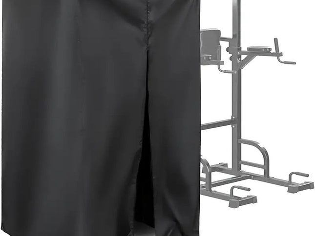 Gym Rack Cover with Waterproof Zipper, Protective Cover for Squat Rack/Weight Lifting Rack/Home Gym Workout Equipment-Indoor or Outdoor
