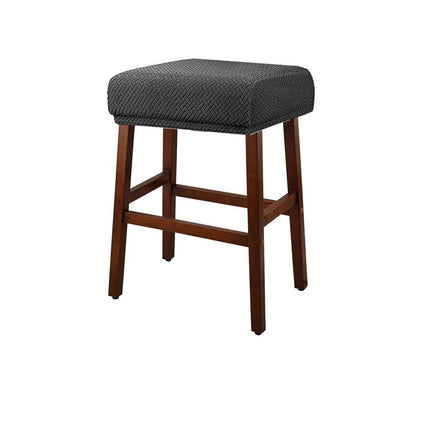 Stool Covers Rectangle - 4 Pack Stretch Waterproof Saddle Seat Cover Counter Bar Stools Bar Chairs Covers Kitchen Island Chairs Cushion Protector