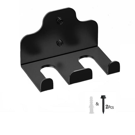 Wall Mounted Barbell Holder & Gym Accessory Rack – Heavy Duty Steel Storage for Barbells, Collars, Bands, and Fitness Gear –Three hook barbell hanger