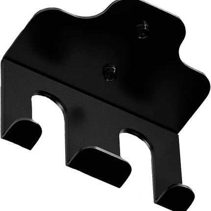 Wall Mounted Barbell Holder & Gym Accessory Rack – Heavy Duty Steel Storage for Barbells, Collars, Bands, and Fitness Gear –Three hook barbell hanger