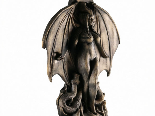 Lilith Inanna Goddess Statue - Gothic Resin Figurine, Halloween Home Decor