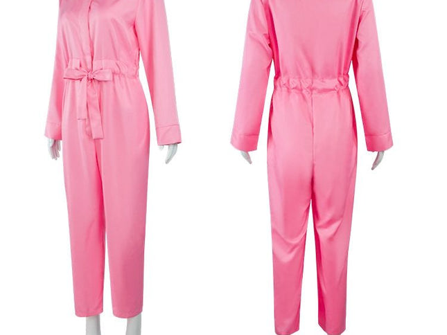 Barbie Jumpsuit Costume Light Pink, Size S for Halloween Cosplay