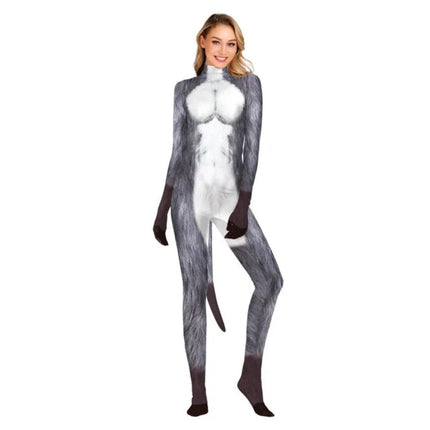 House Of Dasein Halloween Whole Cosplay Costumes Animal Catsuits 3D Printed Jumpsuits Unisex Bodysuit - L - Style 9