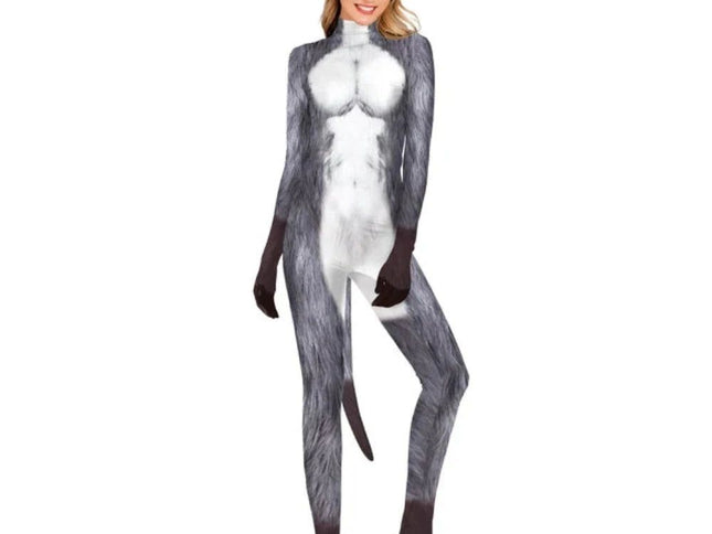 House Of Dasein Halloween Whole Cosplay Costumes Animal Catsuits 3D Printed Jumpsuits Unisex Bodysuit - Xxl - Style 9