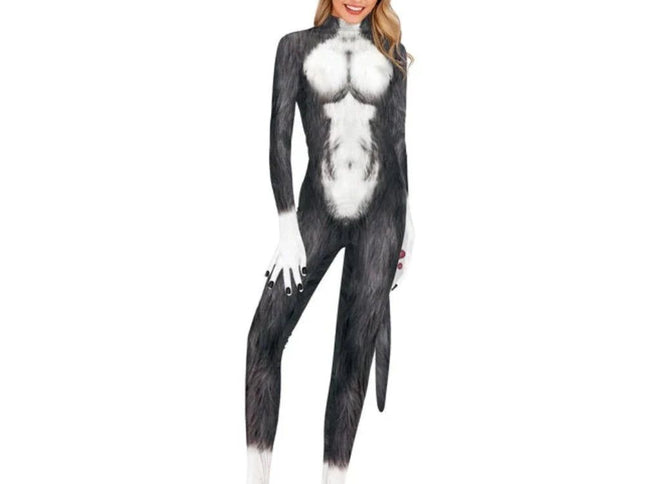 House Of Dasein Halloween Whole Cosplay Costumes Animal Catsuits 3D Printed Jumpsuits Unisex Bodysuit - M - Style 3