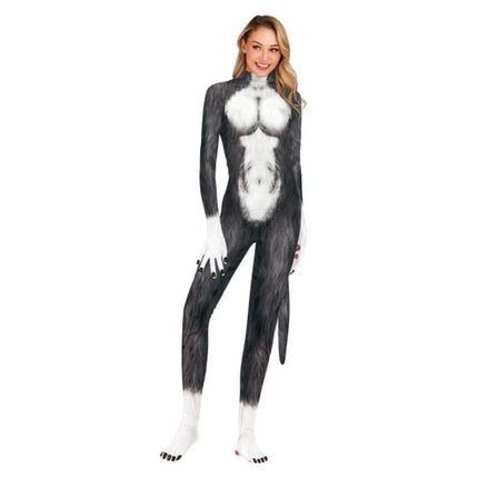 House Of Dasein Halloween Whole Cosplay Costumes Animal Catsuits 3D Printed Jumpsuits Unisex Bodysuit - Xxxl - Style 3