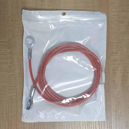 Replacement Cables for Home Gym, Fitness Pulley Cable, Weight Machine Cable -Thick 5mm(0.2inch) Heavy Duty Steel Wire Rope Gym  138''