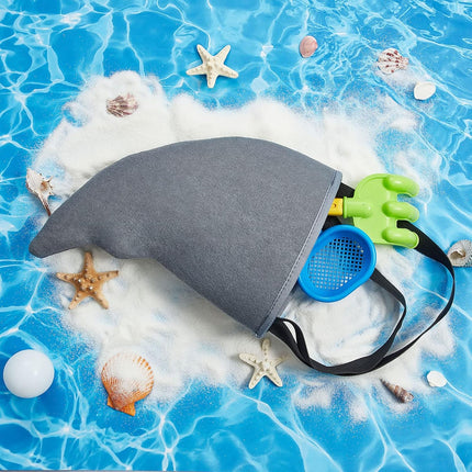 12 Pcs Halloween Shark Fin Costume Accessory Gray Props Easy to Wear Accessories for Adults Christmas Cosplay Supplies