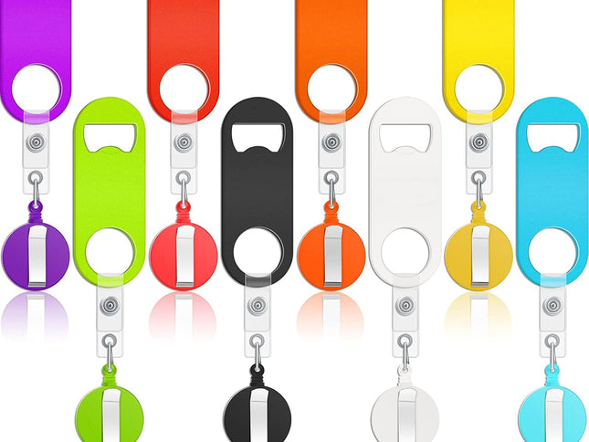 Telescopic Bottle Openers with Round Base ‚Äì 8 Pieces, 8 Colours, 87 x 33mm, 32g