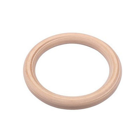 2 pcs Wood Gymnastic Rings - Olympic Gym Rings with Adjustable Straps, Heavy Duty Gym Equipment for Home Gym, Train Workout, Strength Training 28mm
