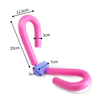 Thigh Master Trainer Exerciser, Thigh Trimmer Leg Exercise Thin Legs Training Device Weight Loss Home Gym Trainer Equipment for Women and Men - Pink