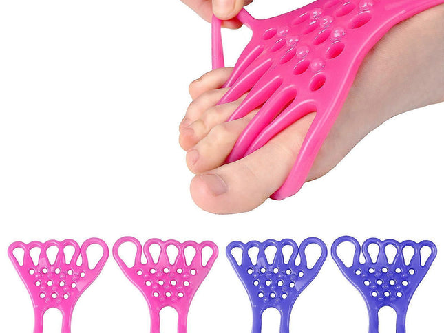 Pink Yoga Leg Flexibility Stretch Strap for Home Gym