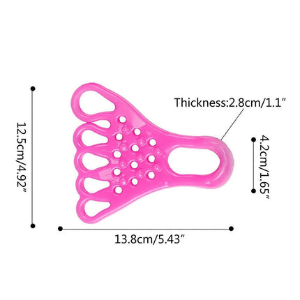 Pink Yoga Leg Flexibility Stretch Strap for Home Gym
