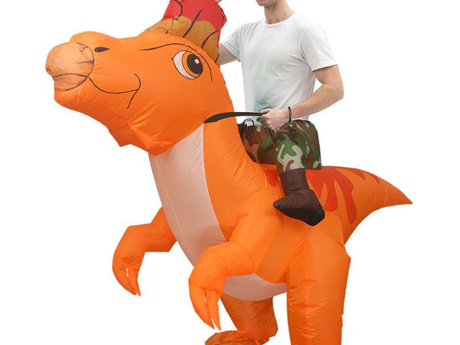 Ride On Dilophosaurus Inflatable Costume ‚Äì Adult One Size