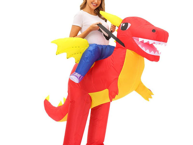 Ride On Winged Dinosaur Inflatable Costume ‚Äì Adult One Size