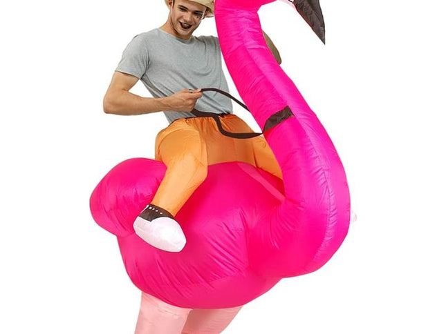 Pink Flamingo Inflatable Costume ‚Äì Adult One Size
