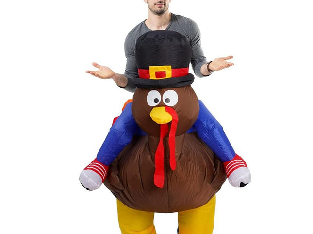 Thanksgiving Turkey Inflatable Costume ‚Äì Adult One Size