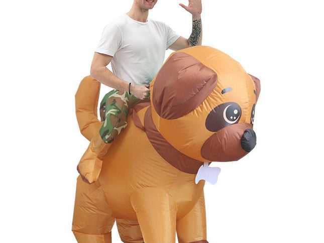 Ride On Pug Inflatable Costume ‚Äì Adult One Size